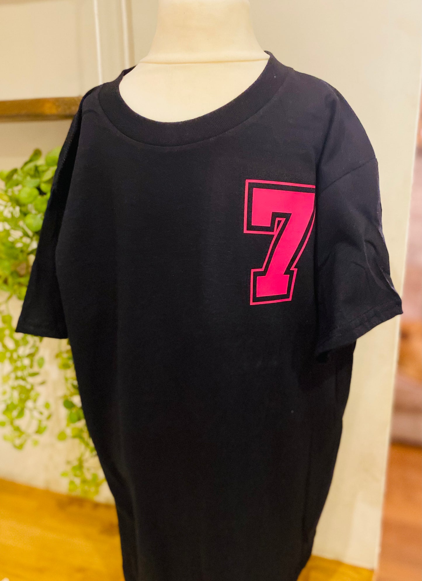 Baseball Style Personalised Birthday T Shirt