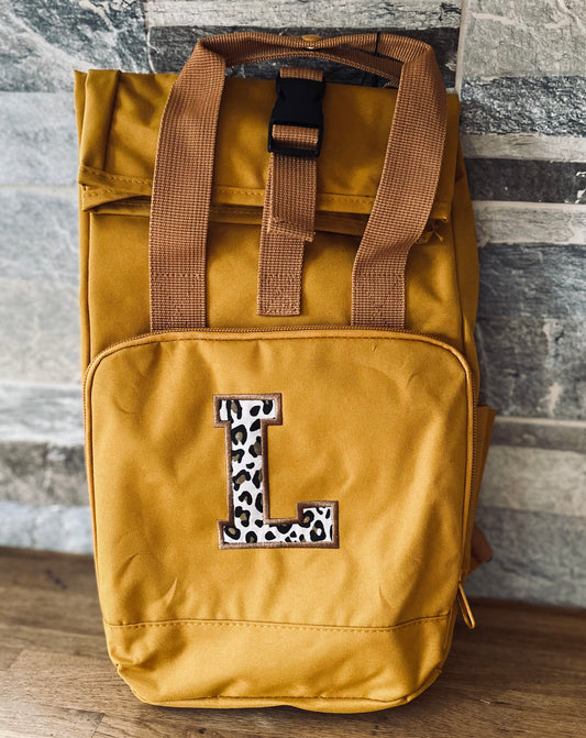 Personalised Appliqué Mini Roll Top Back Pack