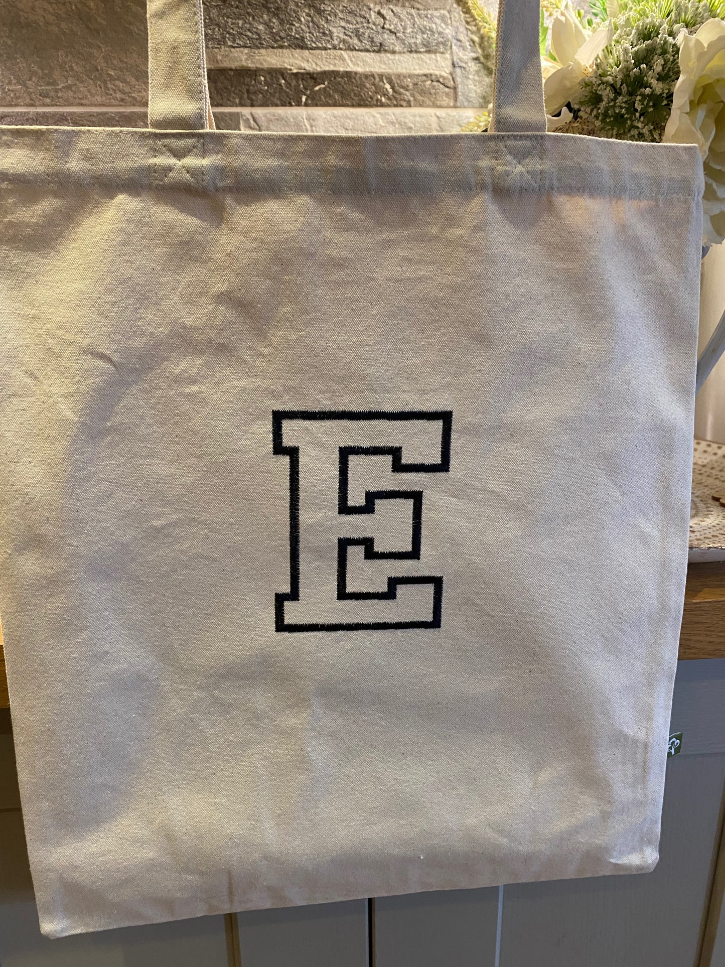Embroidered Personalised Tote Bag