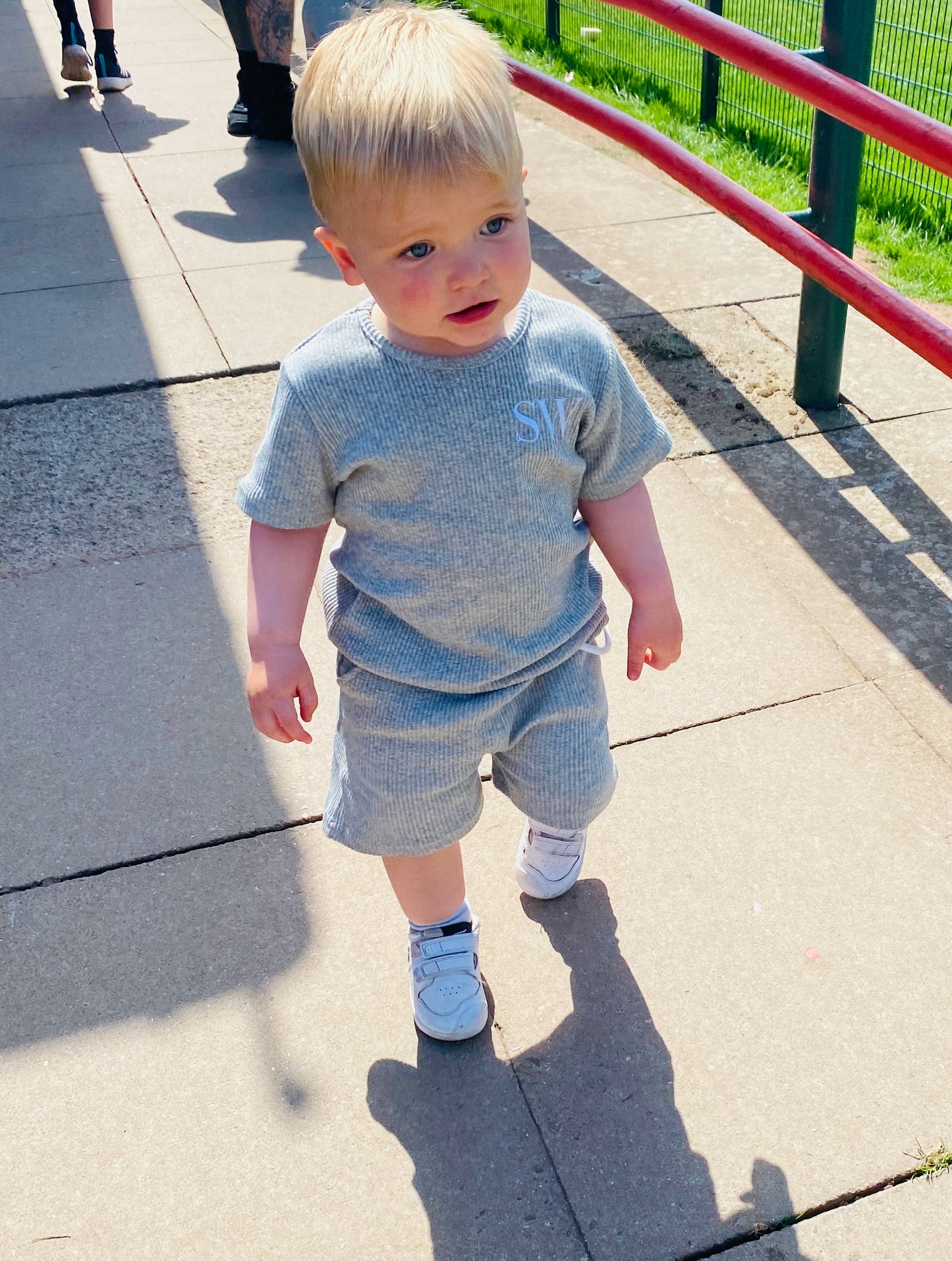 Personalised Embroidered T Shirt & Short Set