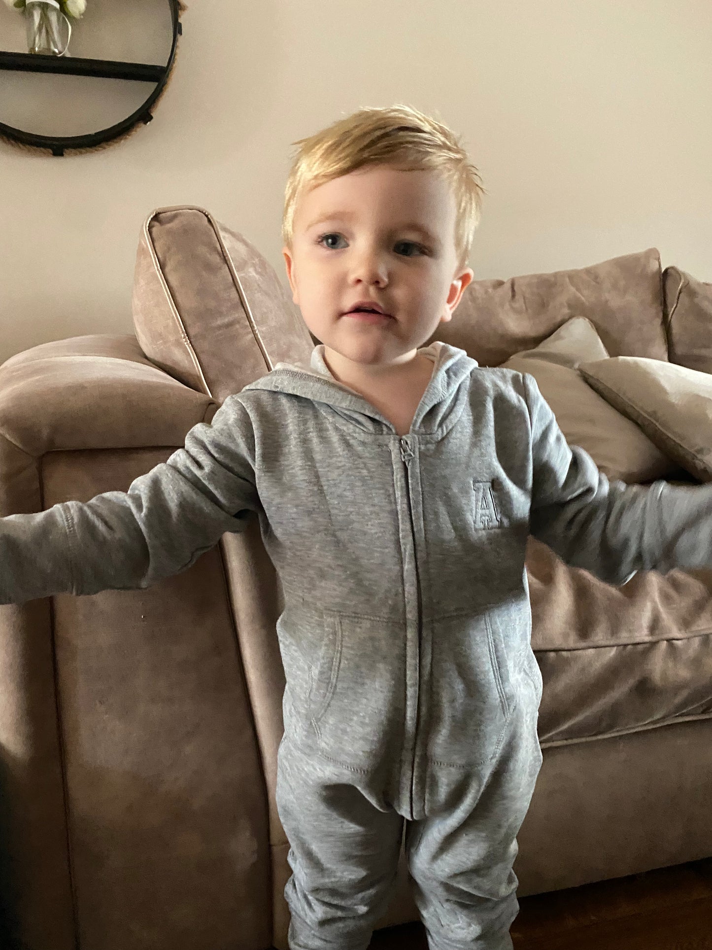 Baby Toddler Hooded Onesie