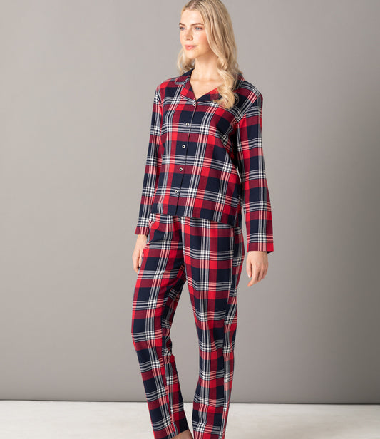 Women's Tartan Personalised Pyjamas