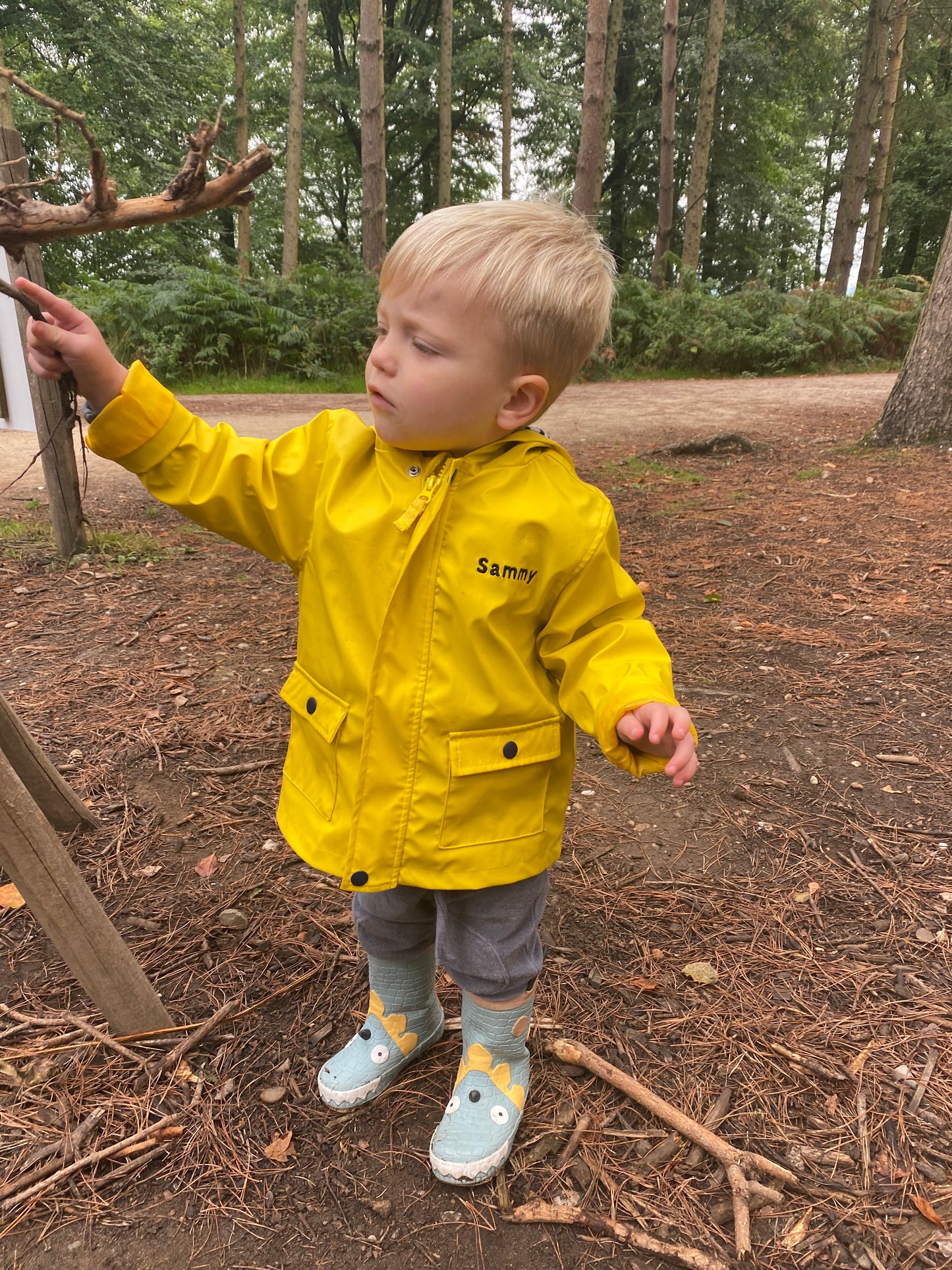 Twin Personalised Toddler Raincoat