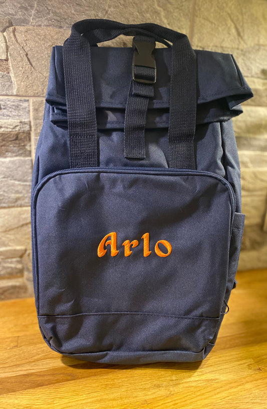 Personalised Mini Roll Top Back Pack