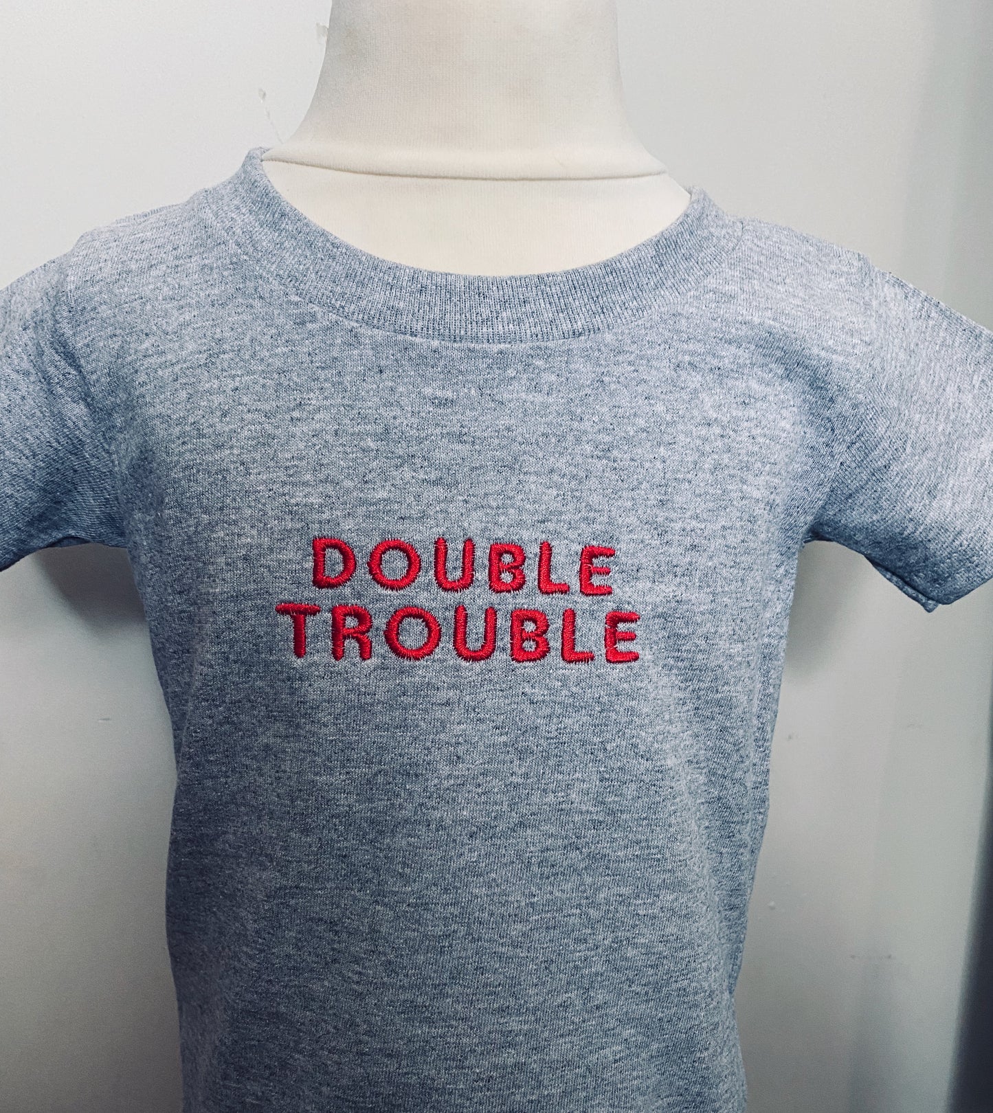 Twin Personalised Double Trouble T-Shirt