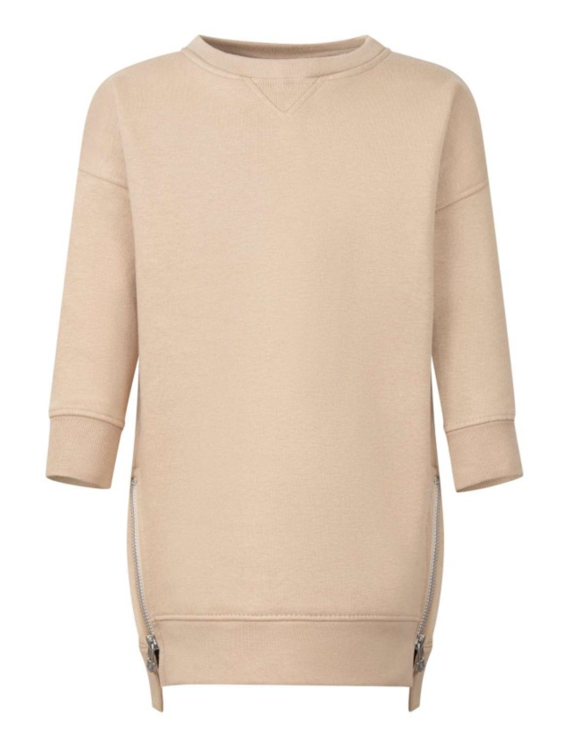 Beige online sweatshirt dress